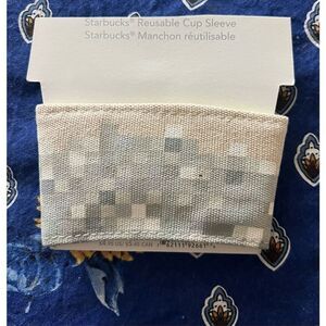 Brand New RARE 2012 old Stock Rodarte for Starbuck Cup Sleeve Silver Pattern